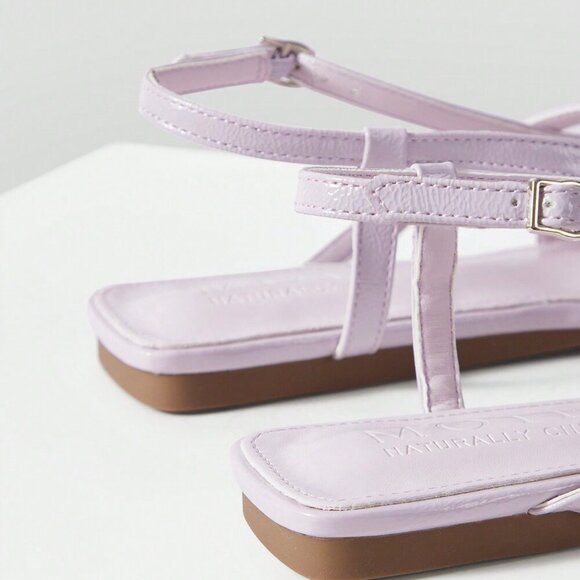 Lilac Purple Sexy Women's Pointed Toe Slingback Flat - Picture 7 of 7